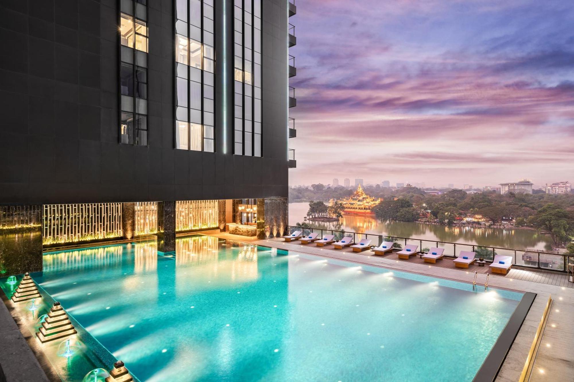 Kantharyar Serviced Apartment Rangoon Buitenkant foto